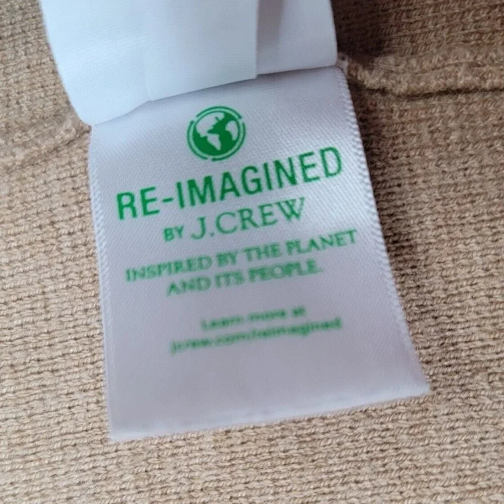 J Crew Eloise Sweater Blazer In Heather Khaki Merino Wool Blend Size‎ M/L?